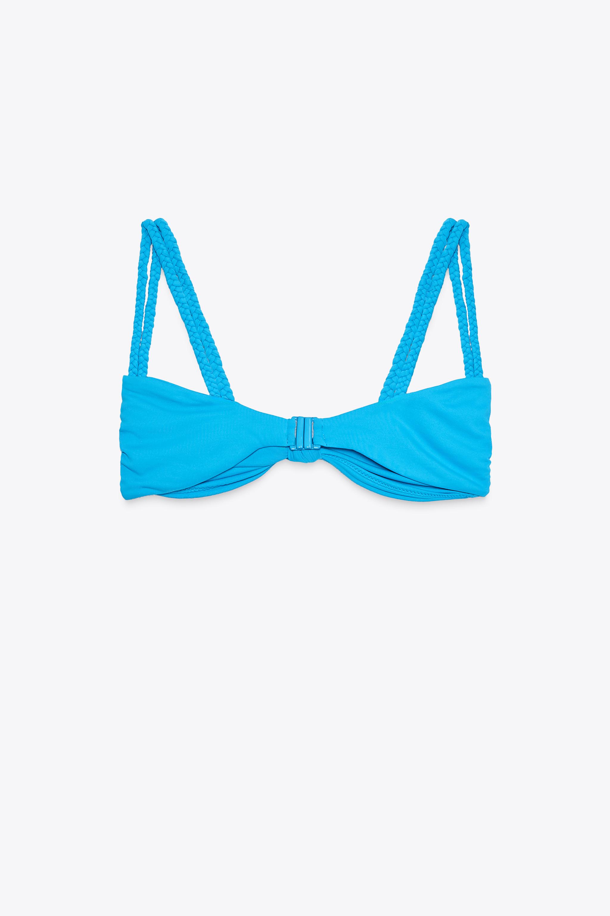 HAUT DE BIKINI À DOUBLE BRETELLE TRESSÉE